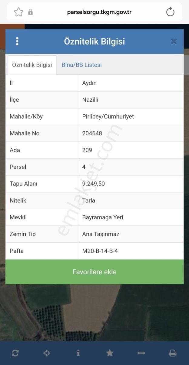 Şentürk Gayrimenkul |pirlibey Mah. De Ekime Hazır Tarla| 9.249m² - Görsel 3