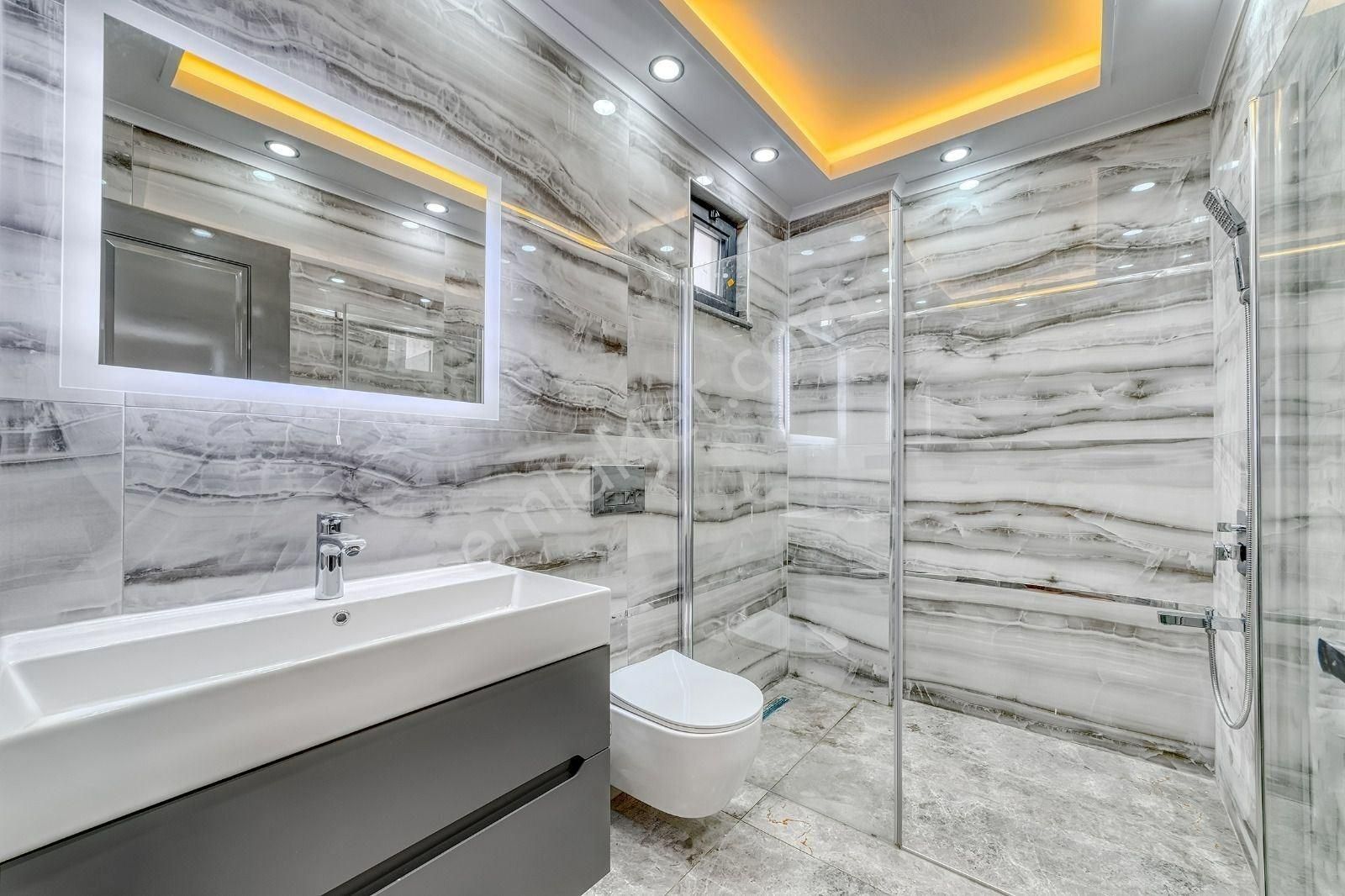 Alanya / Cikcilli’de Panoramik Manzaralı 5+2 Lüks Müstakil Villa - Görsel 28