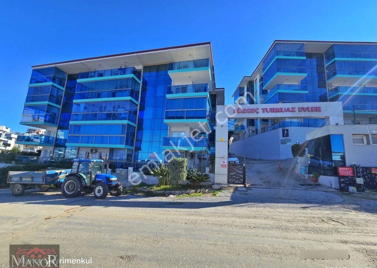 Kuşadası Değirmendere'de Deniz Manzaralı, Eşyalı 2+1 Daire - Görsel 17