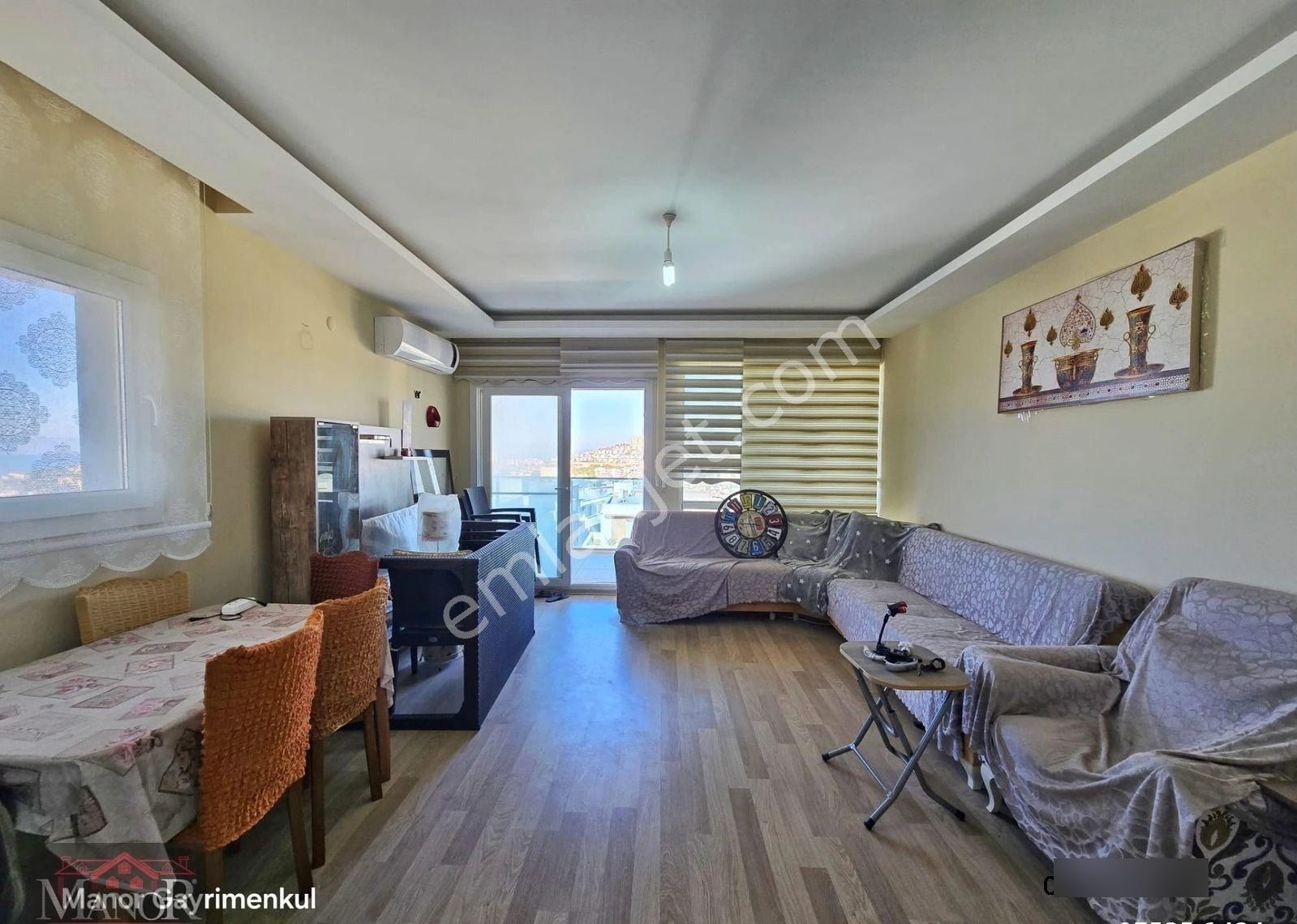 Kuşadası Değirmendere'de Deniz Manzaralı, Eşyalı 2+1 Daire - Görsel 4