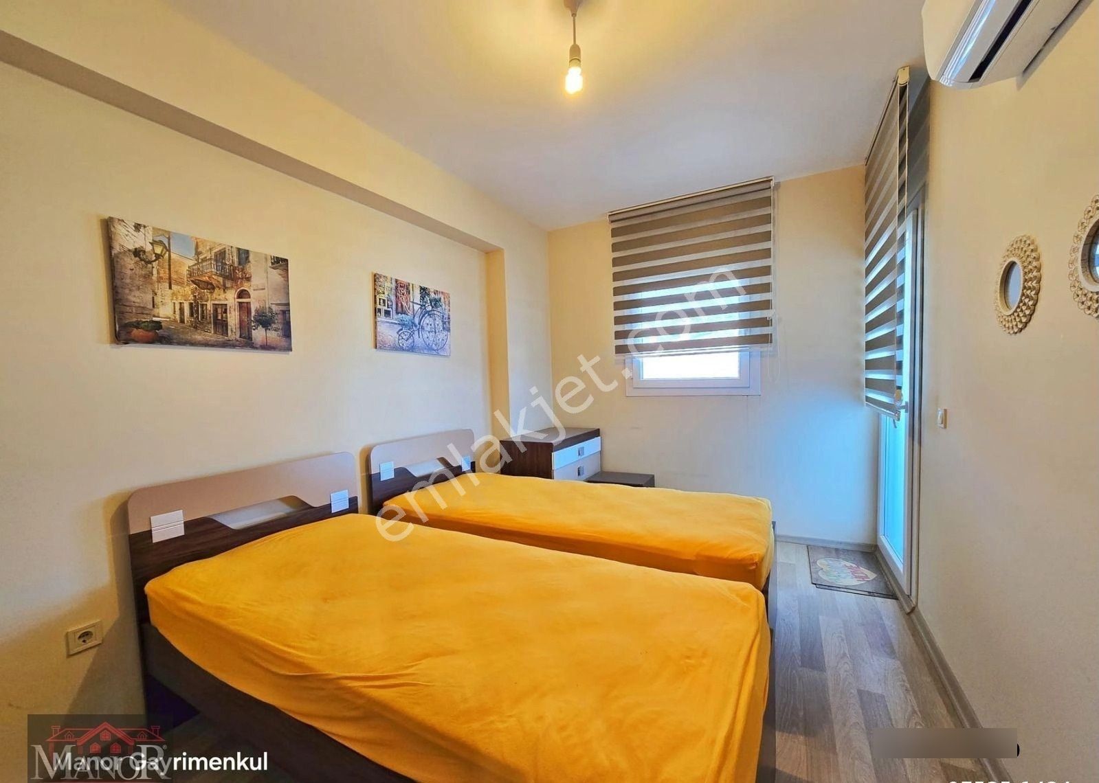 Kuşadası Değirmendere'de Deniz Manzaralı, Eşyalı 2+1 Daire - Görsel 9