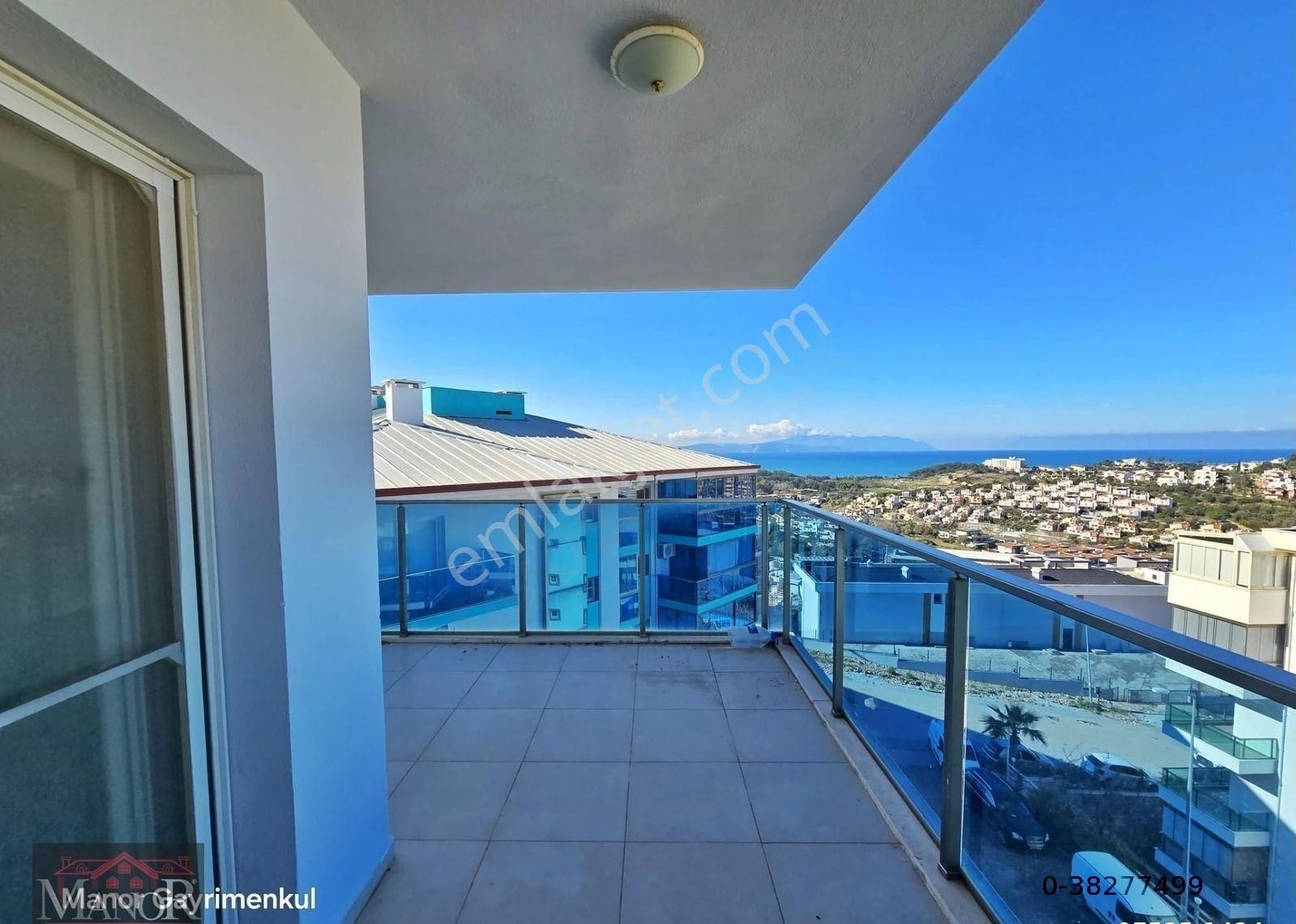 Kuşadası Değirmendere'de Deniz Manzaralı, Eşyalı 2+1 Daire - Görsel 25