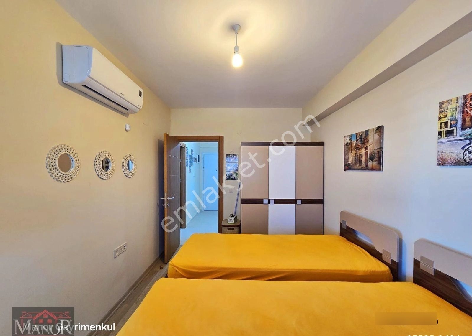 Kuşadası Değirmendere'de Deniz Manzaralı, Eşyalı 2+1 Daire - Görsel 6