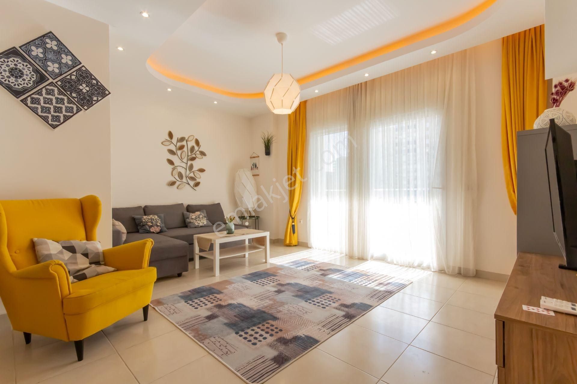 Alanya Mahmutlarda 1+1 Lüks Satılık Daire Denize Sadece 350 Mt. Mesafede - Görsel 6