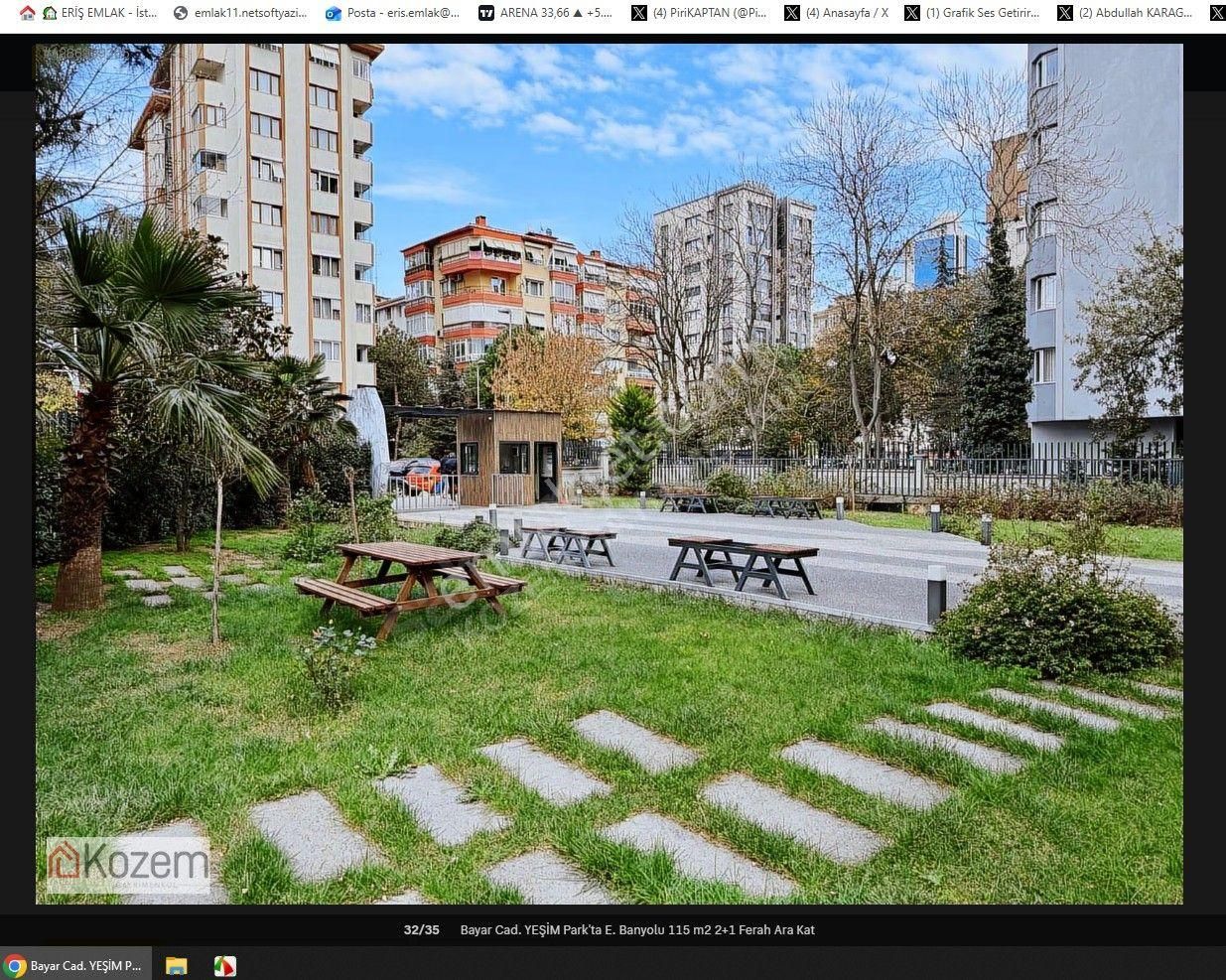 Bayar Cad. Yeşim Park'ta E. Banyolu 115 M2 2+1 Ferah Ara Kat - Görsel 21