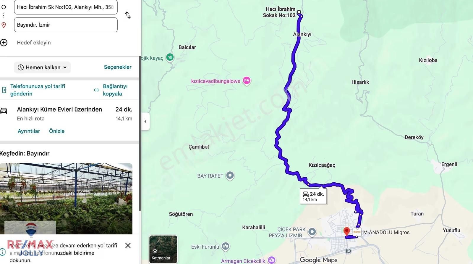 İzmir Bayındır Alankıyı 'da Satılık 6.697 M2 Müstakil Bahçe - Görsel 2