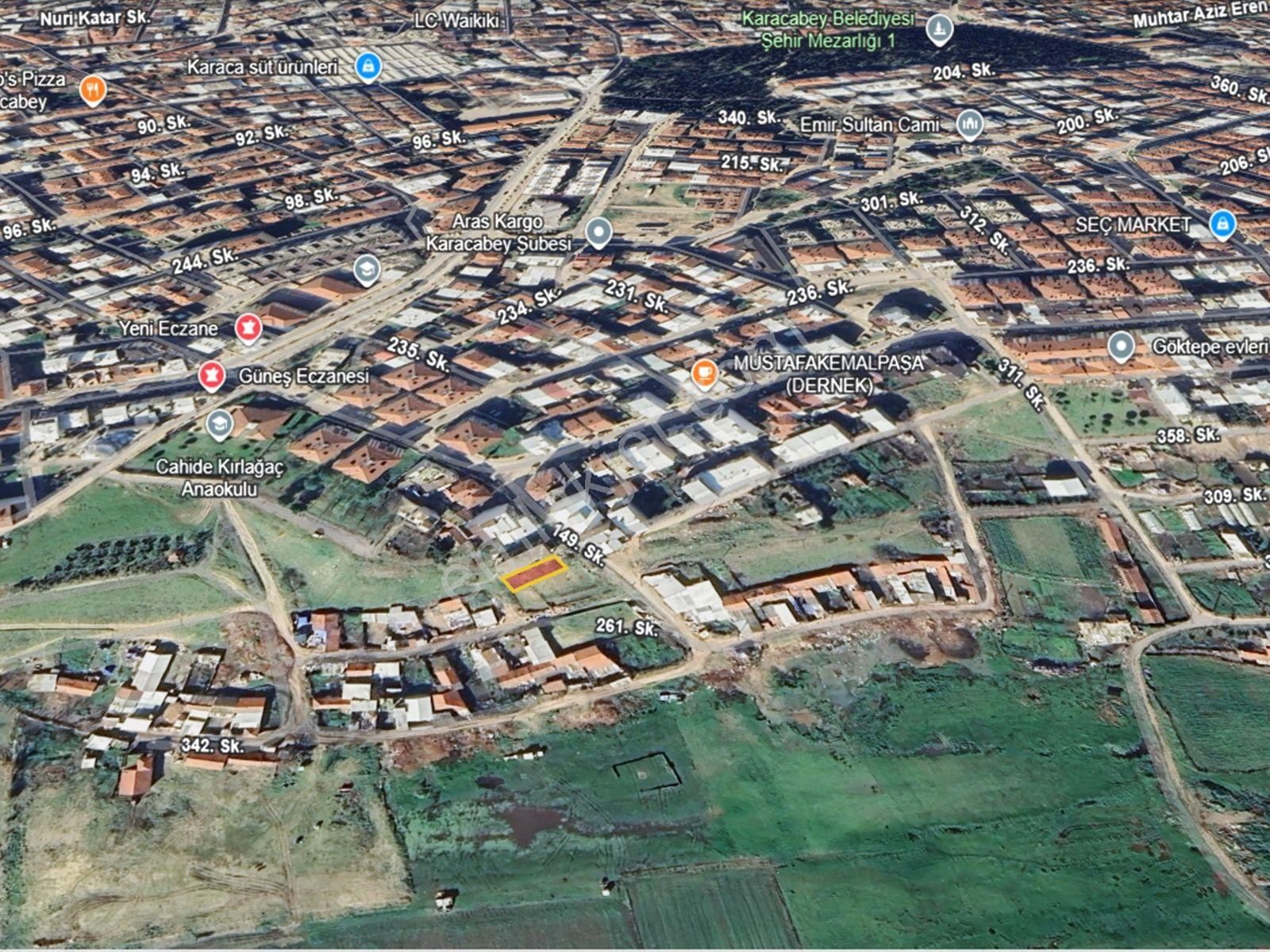 Karacabey Gazi Mahallesinde Konut İmarlı Satılık Arsa - Görsel 5