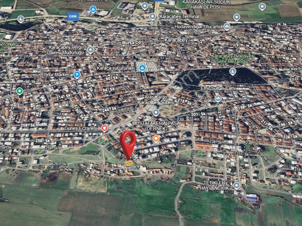 Karacabey Gazi Mahallesinde Konut İmarlı Satılık Arsa - Görsel 7