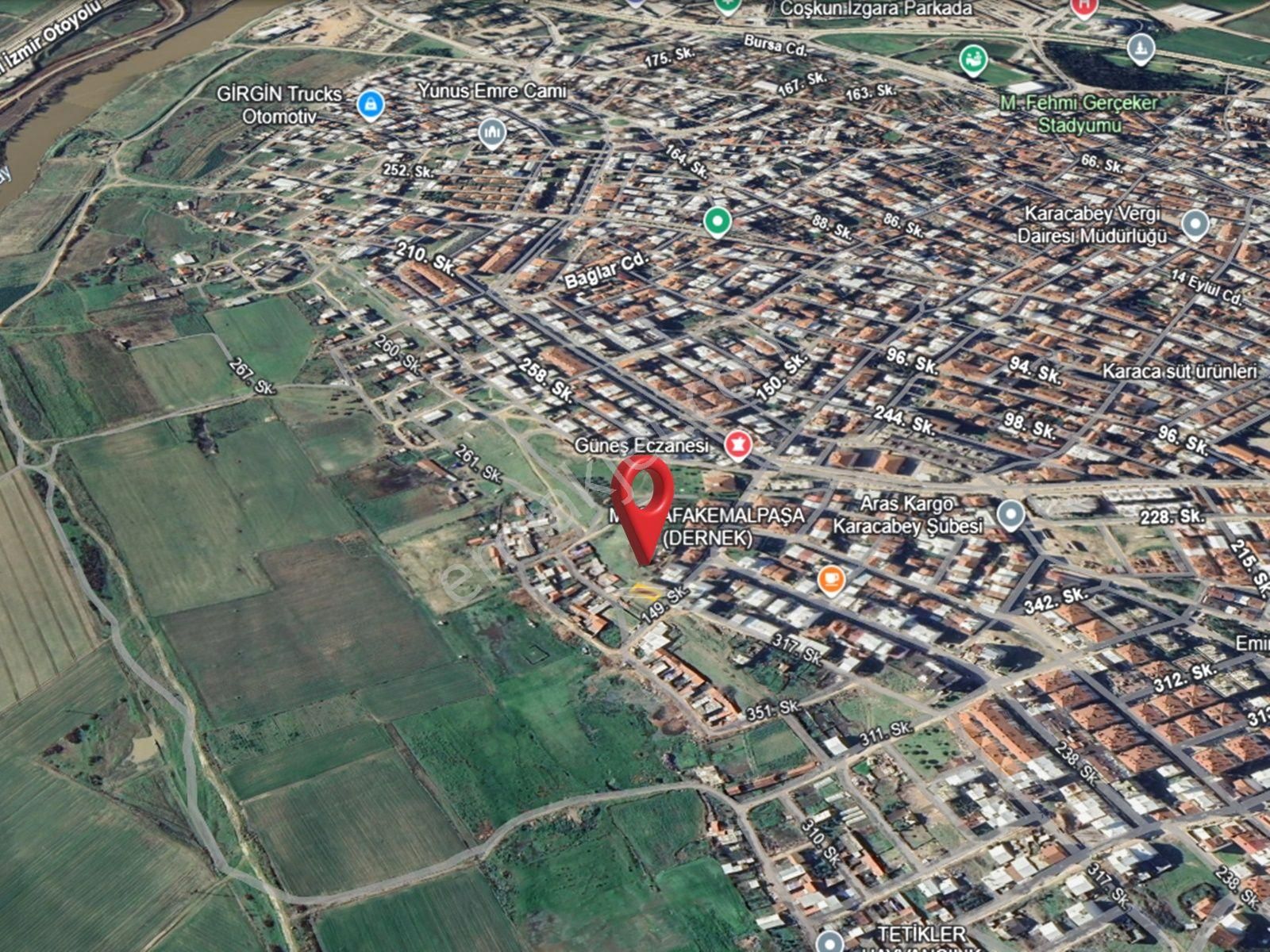 Karacabey Gazi Mahallesinde Konut İmarlı Satılık Arsa - Görsel 6