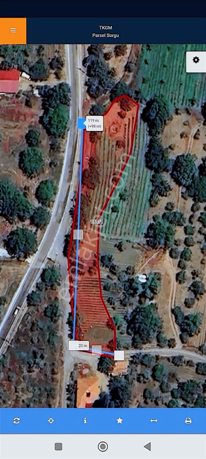 Bayındır Alankıyı'da 1757 M2 Yol Kenarı Bahçe - Görsel 2