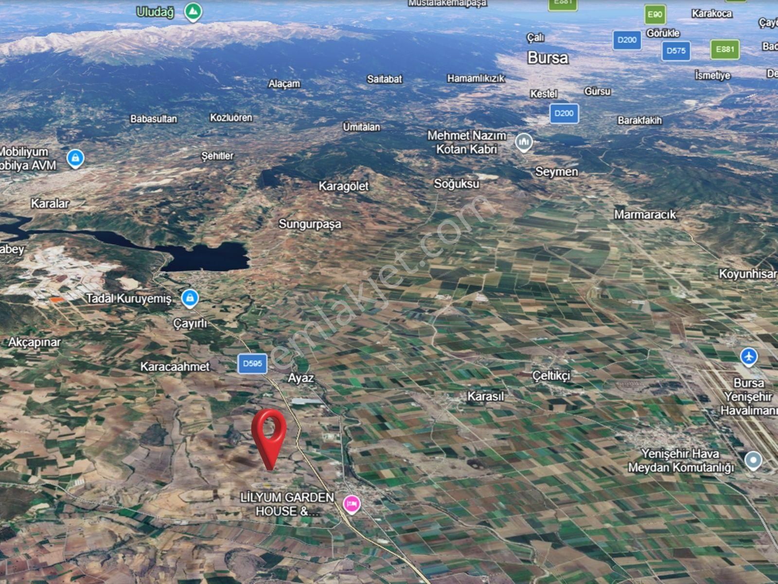 Bursa Yenişehir Söylemiş'de Ana Yola Yakın Satılık Tarla - Görsel 11