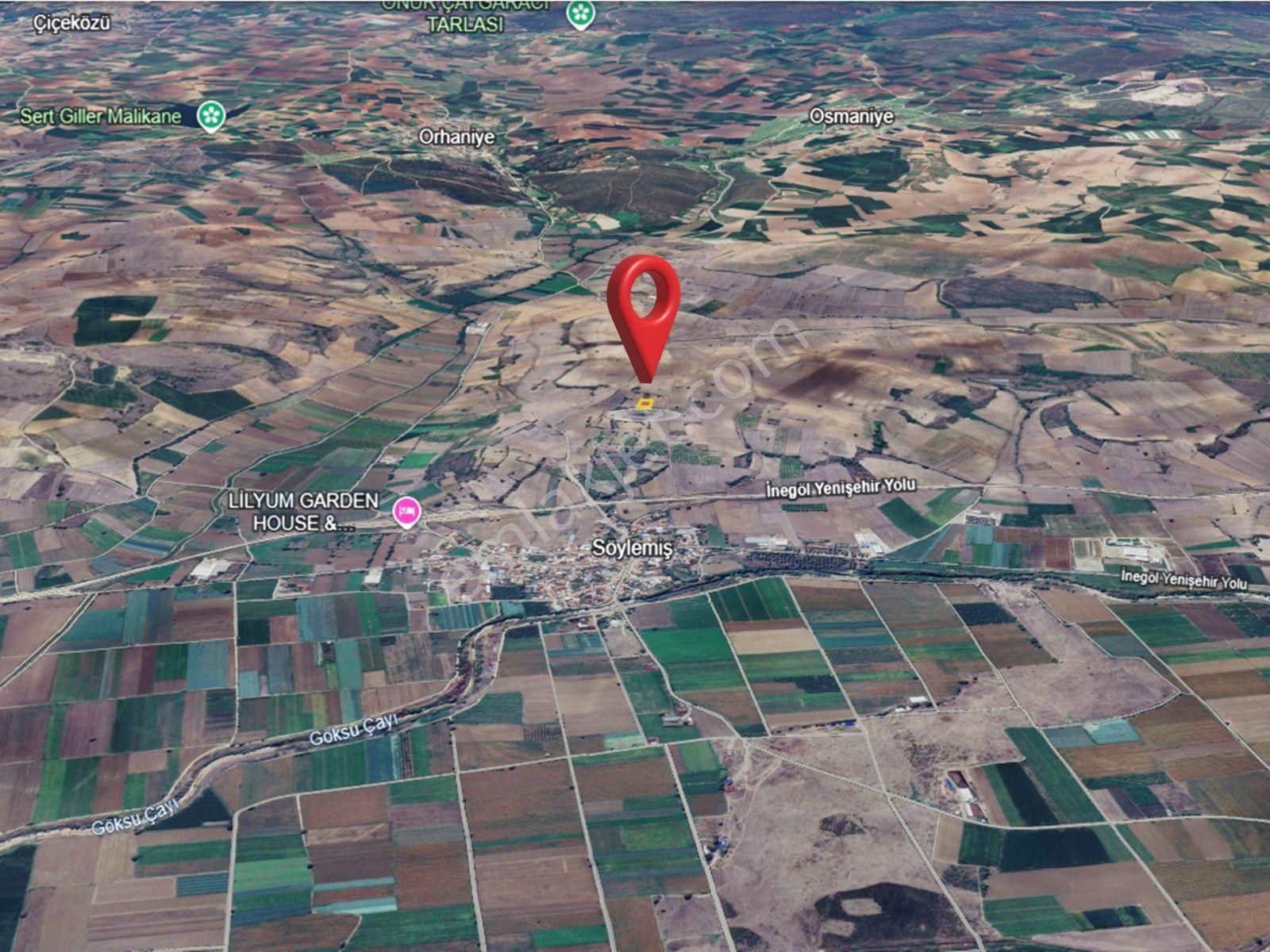 Bursa Yenişehir Söylemiş'de Ana Yola Yakın Satılık Tarla - Görsel 5