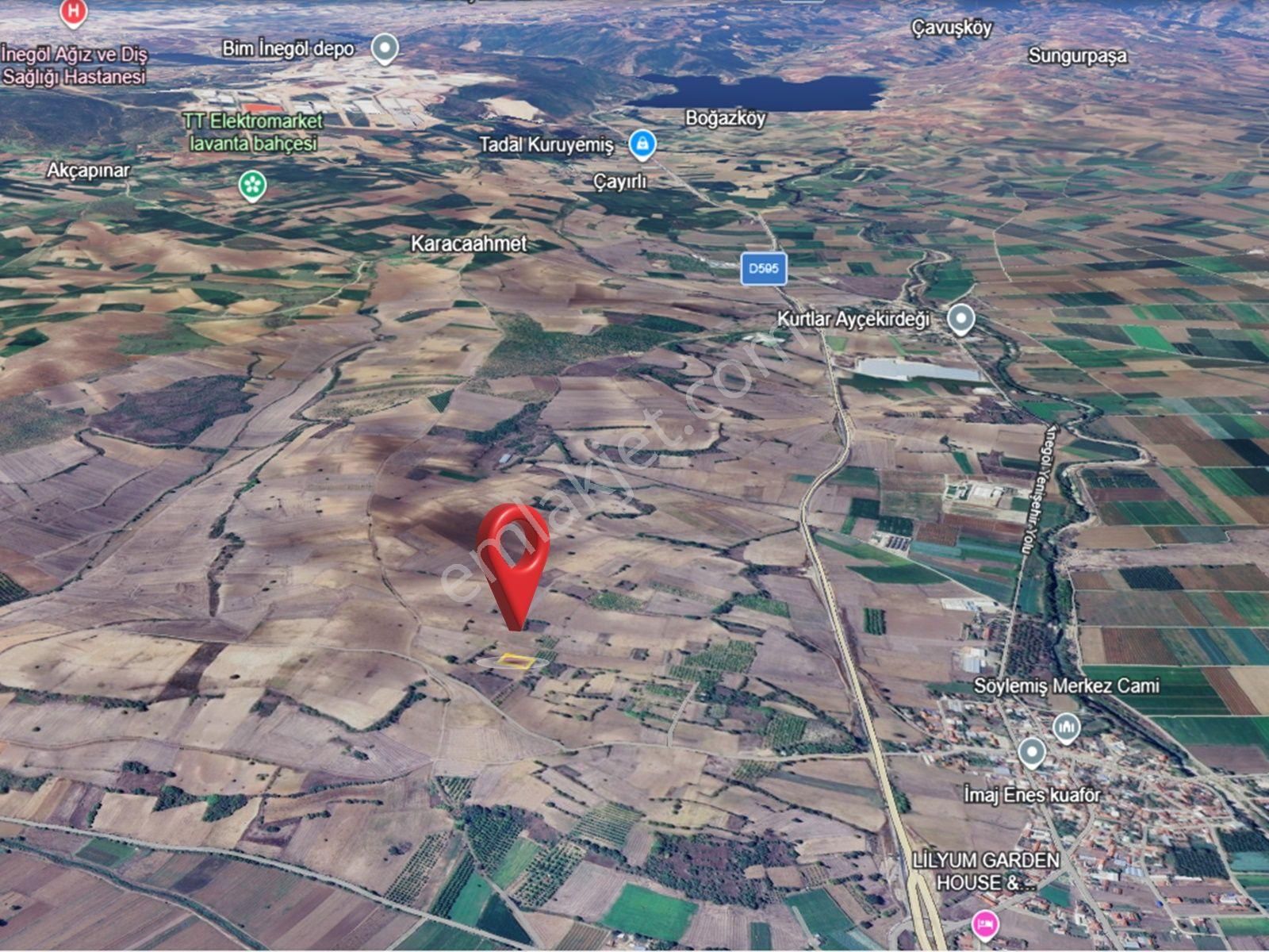 Bursa Yenişehir Söylemiş'de Ana Yola Yakın Satılık Tarla - Görsel 6