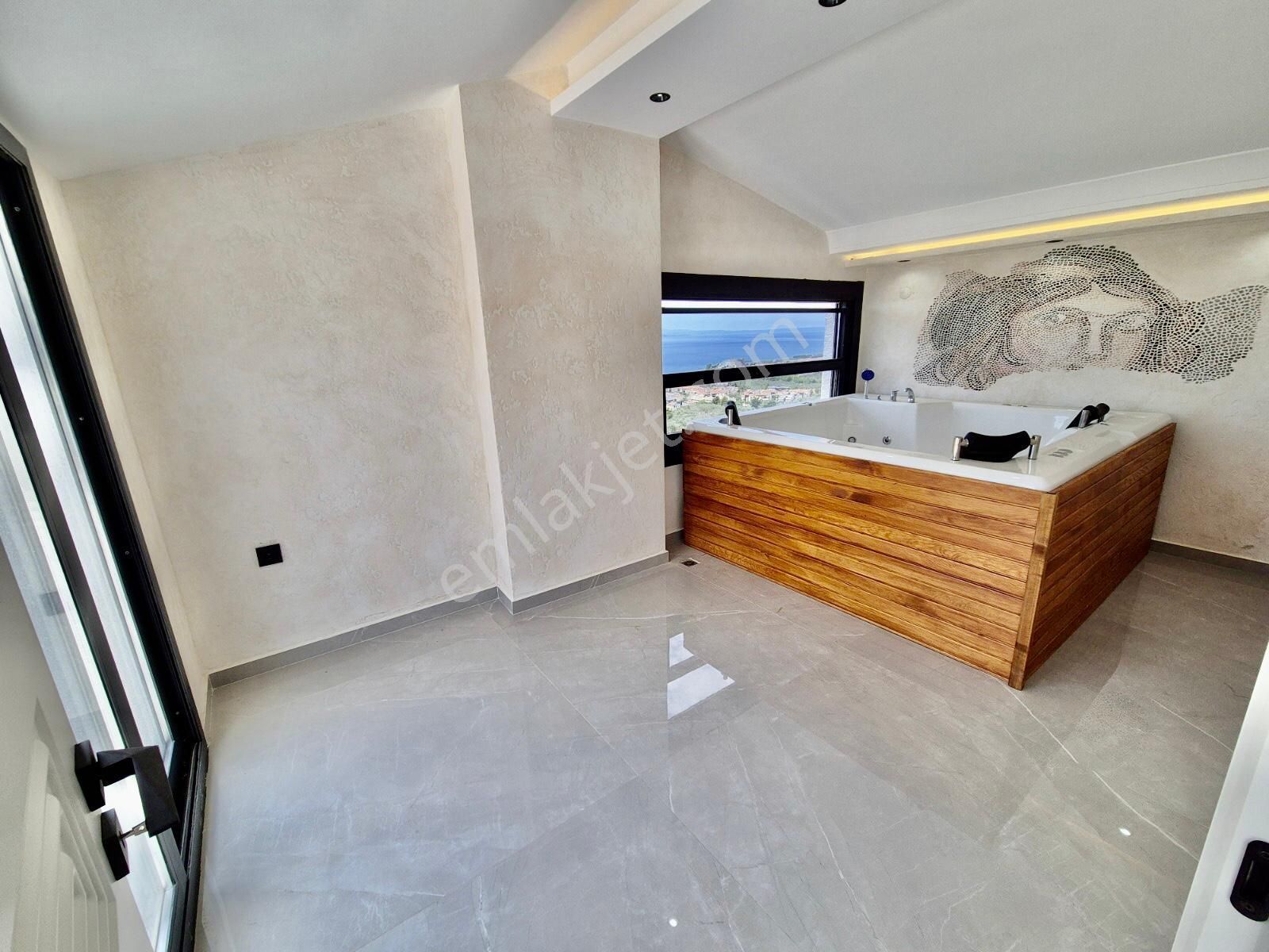 ▓karabuluttan▓deniz Manzaralı Jakuzi & Türk Hamamı & Havuzlu Sıfır Lüx Villa - Görsel 19