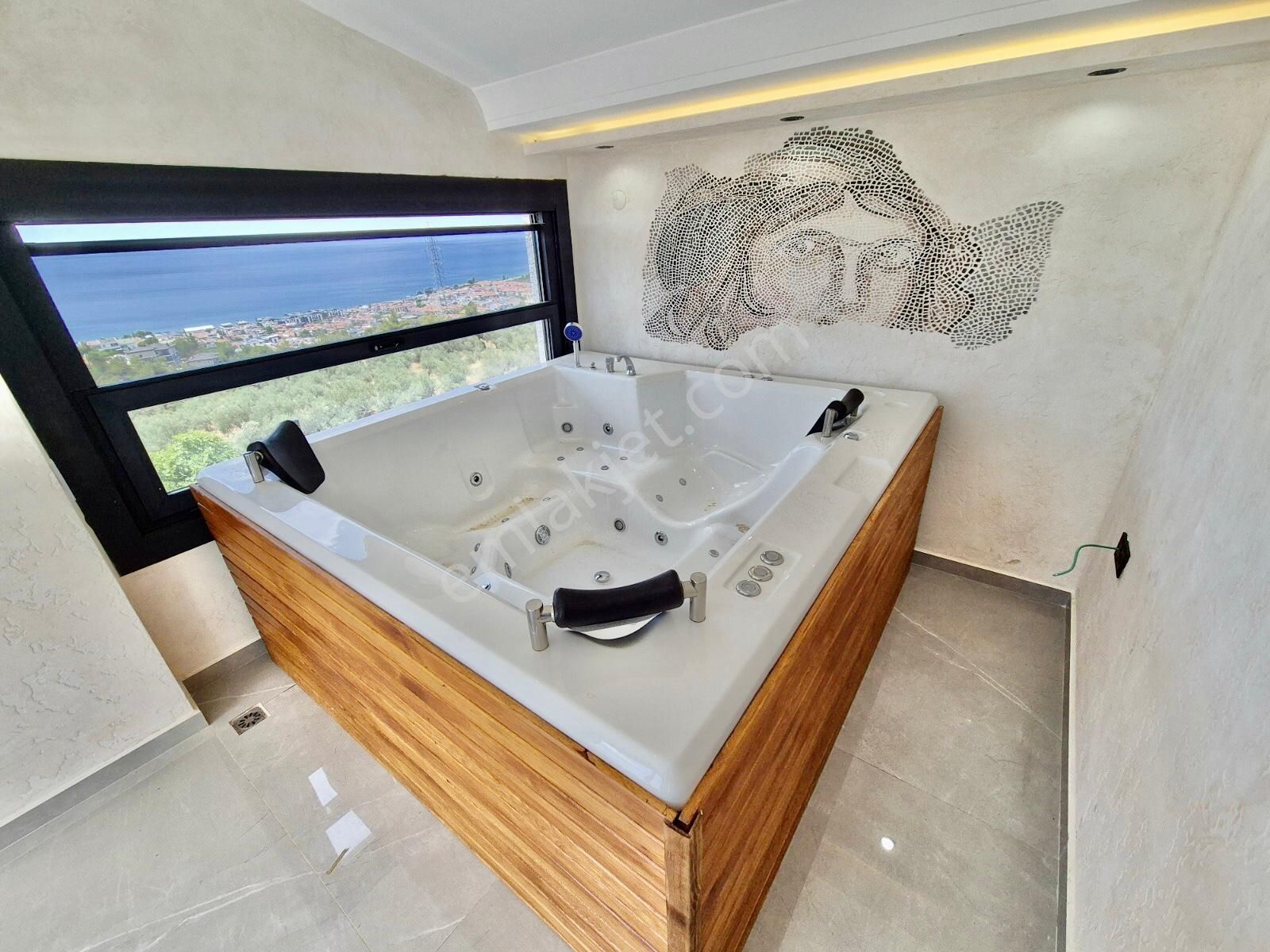 ▓karabuluttan▓deniz Manzaralı Jakuzi & Türk Hamamı & Havuzlu Sıfır Lüx Villa - Görsel 20