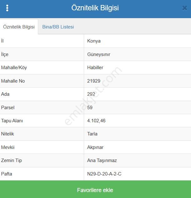 Konya Güneysınır Habiller Köyünde 4.102 M² Tarla Satılıktır - Görsel 8