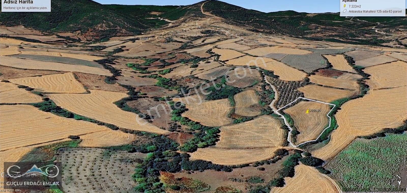 Biga Ambarobada Yola Cepheli, Manzaralı 7.222 M² Tarla Uygun - Görsel 3