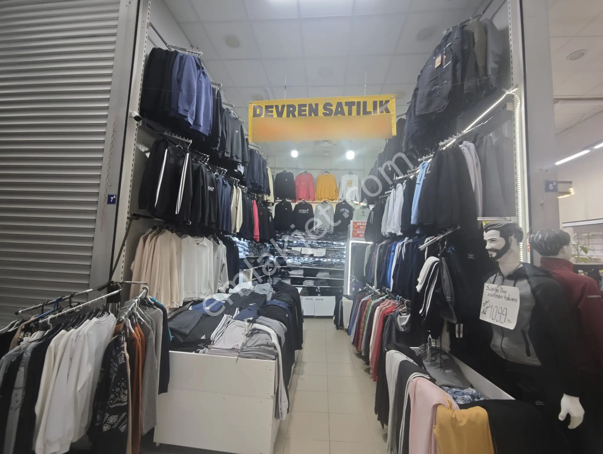 Devren Satılık Keçiören Osmanlı Halk Pazarı Bay Bayan Giyim Mağazası Bereket Giyim - Görsel 5