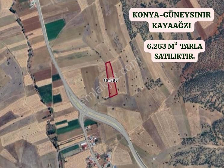 Konya Güneysınır Kayaağzı Köyünde 6.263 M² Tarla Satılıktır - Görsel 2