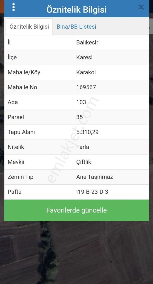 Balıkesir Karesi Karakol Otobana Karşı Satılık Takaslı Tarla - Görsel 23