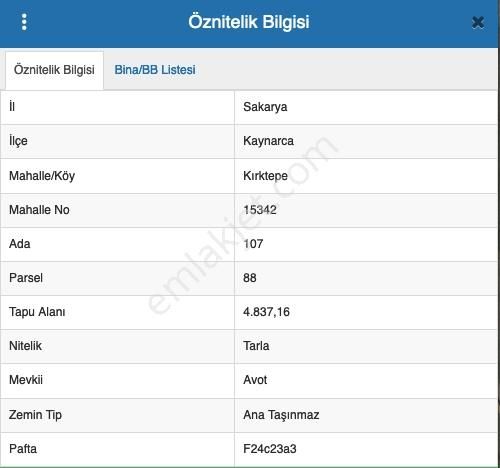 Kırktepe'de Güzel Konumda 69 Metre Yol Cepheli 4837 M2 Tarla - Görsel 7