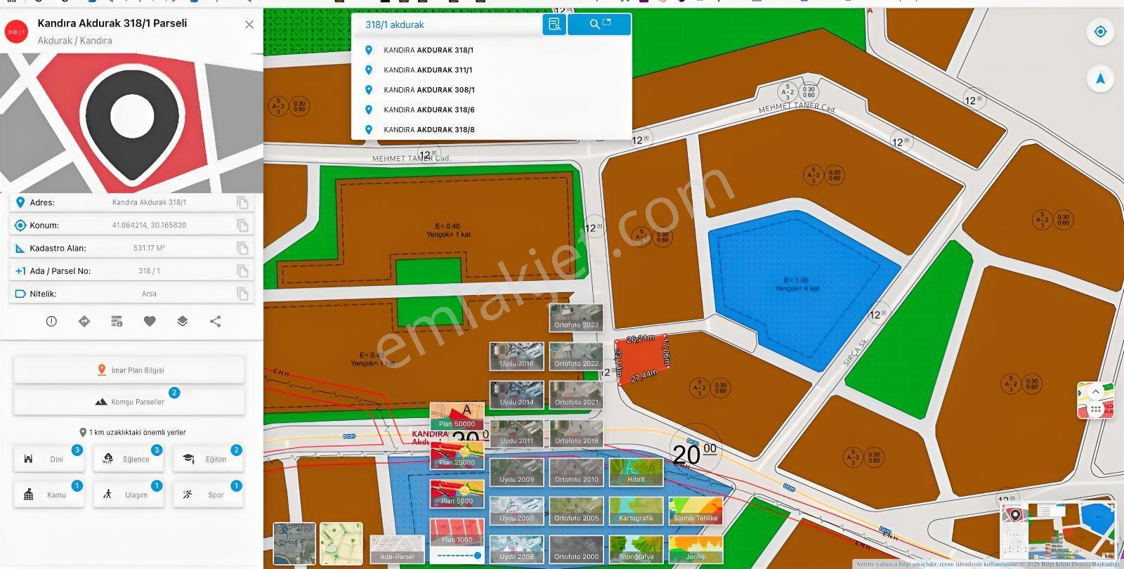 Kandıra Merkezde Üniversite Yanında 531 M2 İmarlı Satılık Arsa - Görsel 12