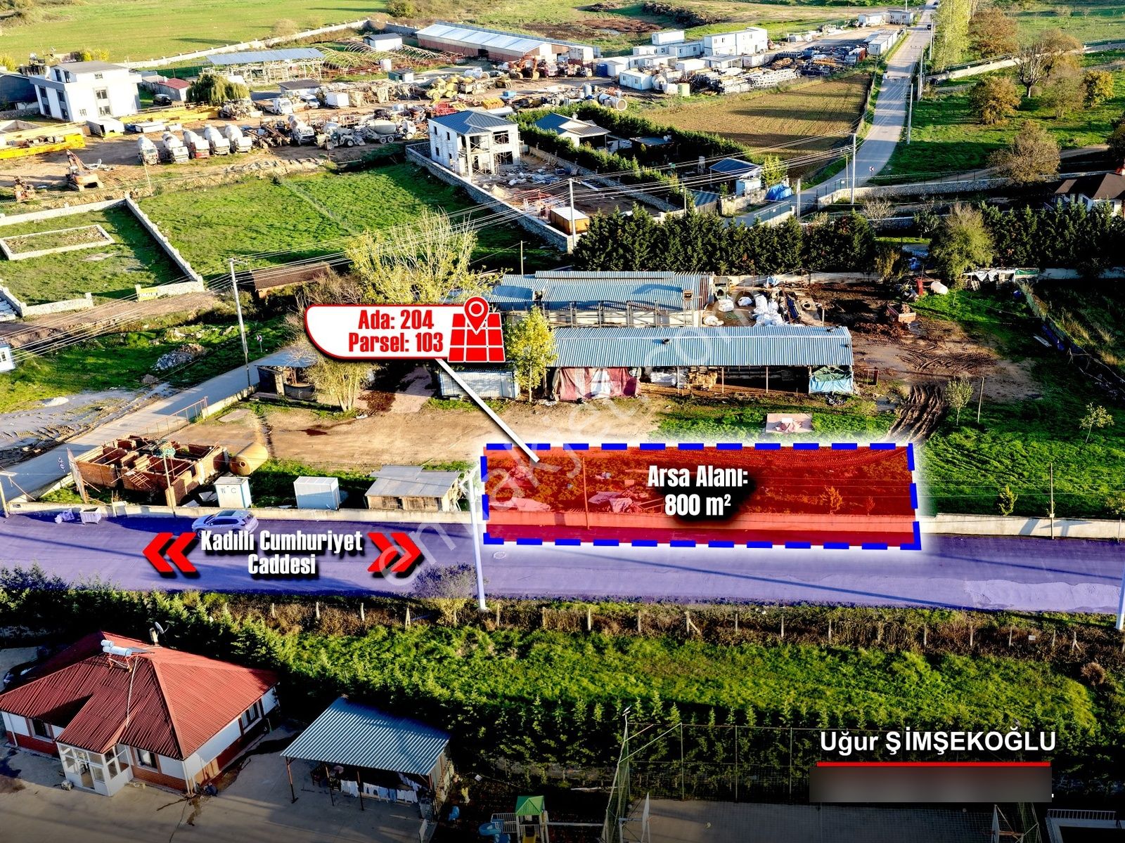 Tbc Gayrimenkul | Gebze Kadıllı'da 800 M² Satılık Tarla