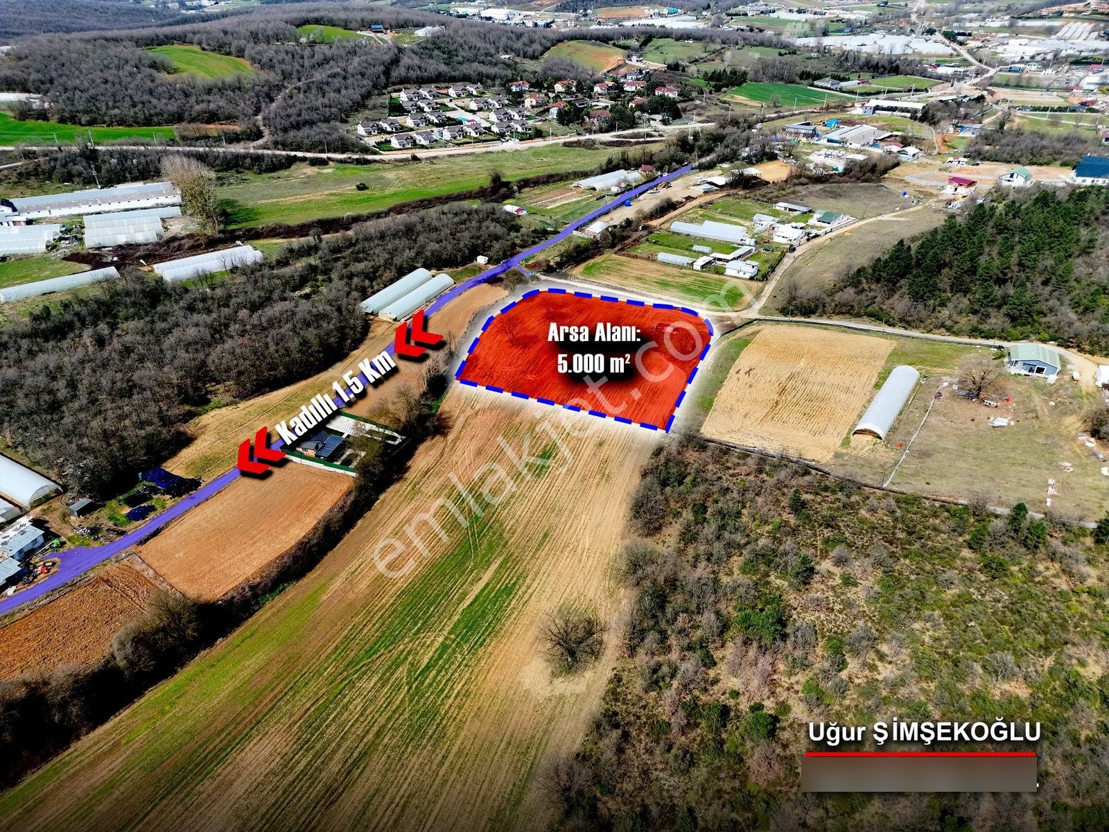 Tbc Gayrimenkul | Gebze Kadıllı'da 5.000 M² Satılık Tarla - Görsel 17