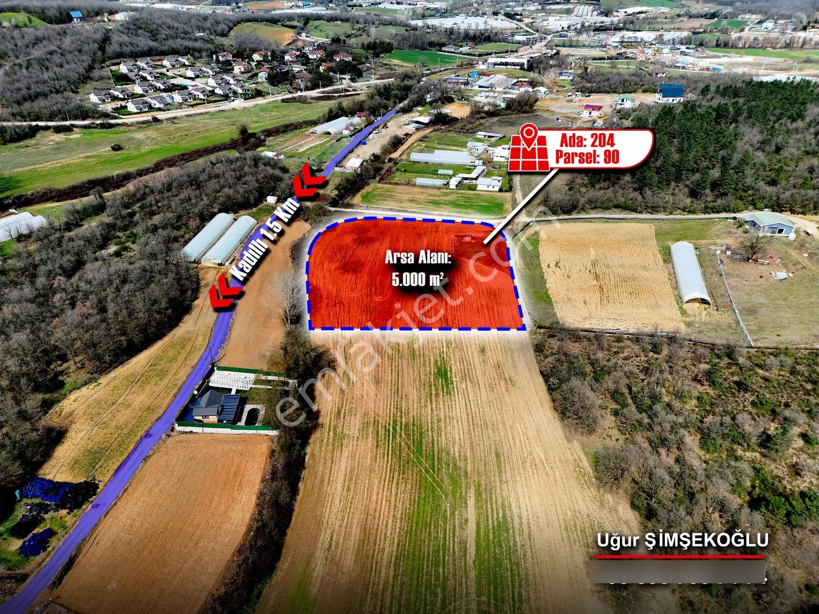 Tbc Gayrimenkul | Gebze Kadıllı'da 5.000 M² Satılık Tarla - Görsel 20