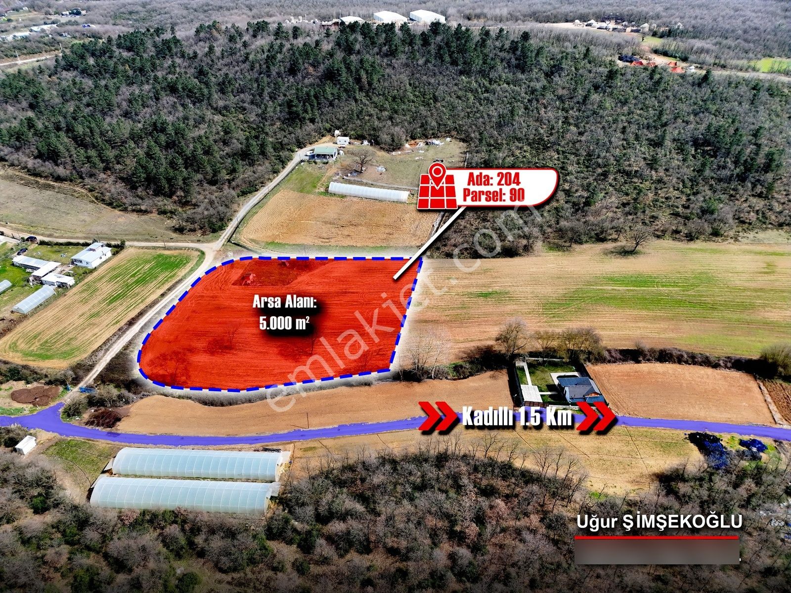Tbc Gayrimenkul | Gebze Kadıllı'da 5.000 M² Satılık Tarla - Görsel 4