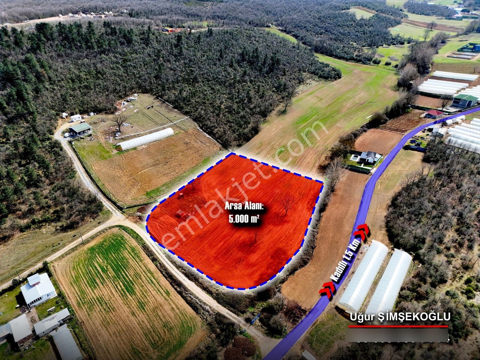 Tbc Gayrimenkul | Gebze Kadıllı'da 5.000 M² Satılık Tarla - Görsel 9
