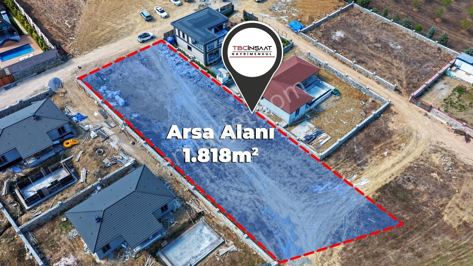 Tbc Gayrimenkul | Gebze Kadıllı'da 1.818 M² Satılık Tarla