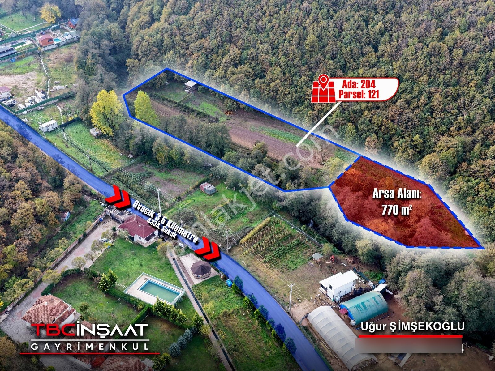 Tbc Gayrimenkul | Gebze Kadıllı'da 770 M² Satılık Tarla - Görsel 27