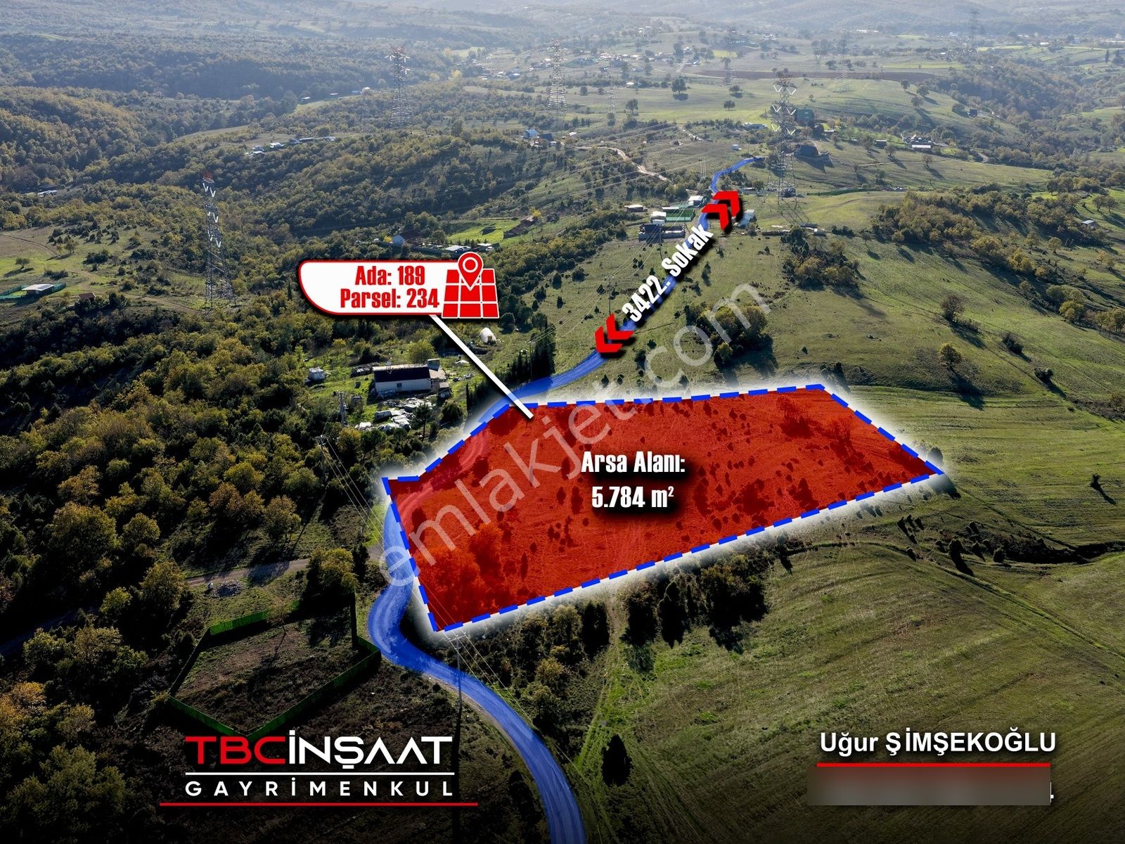 Tbc Gayrimenkul |gebze Denizli'de 5.784m² Satılık Tarla Tek Tapu - Görsel 7