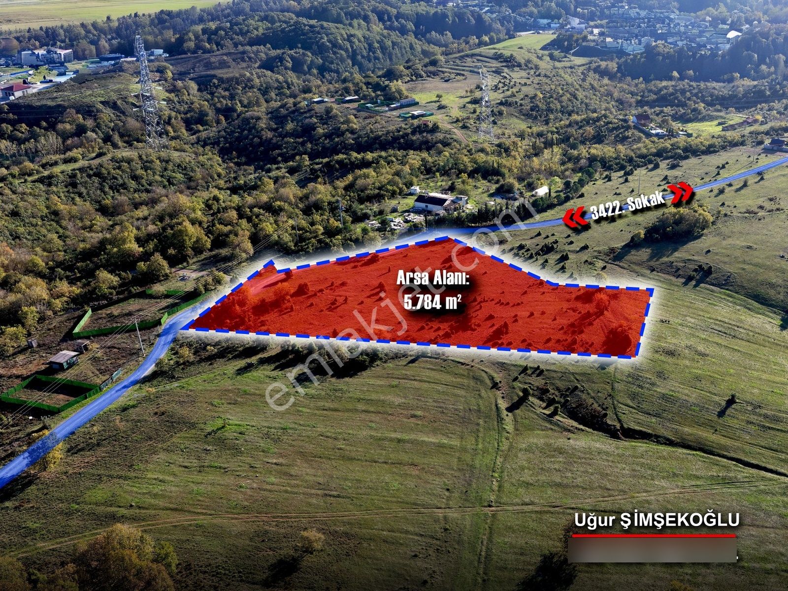 Tbc Gayrimenkul |gebze Denizli'de 5.784m² Satılık Tarla Tek Tapu - Görsel 4