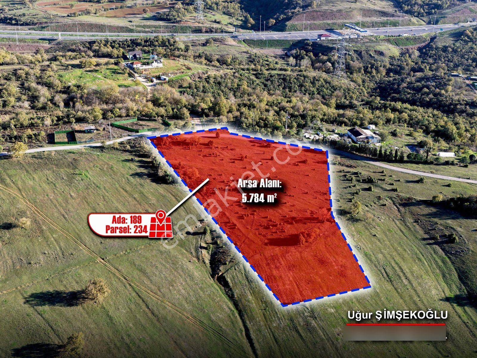 Tbc Gayrimenkul |gebze Denizli'de 5.784m² Satılık Tarla Tek Tapu - Görsel 5