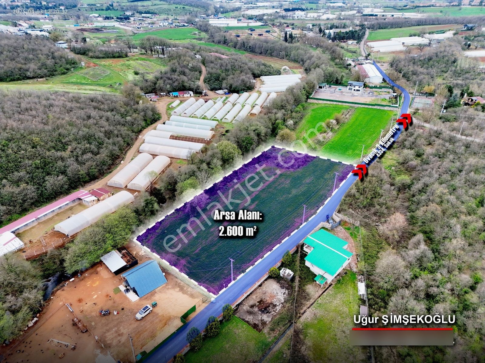 Tbc Gayrimenkul | Gebze Ovacık'da 2.600 M² Satılık Tarla - Görsel 6