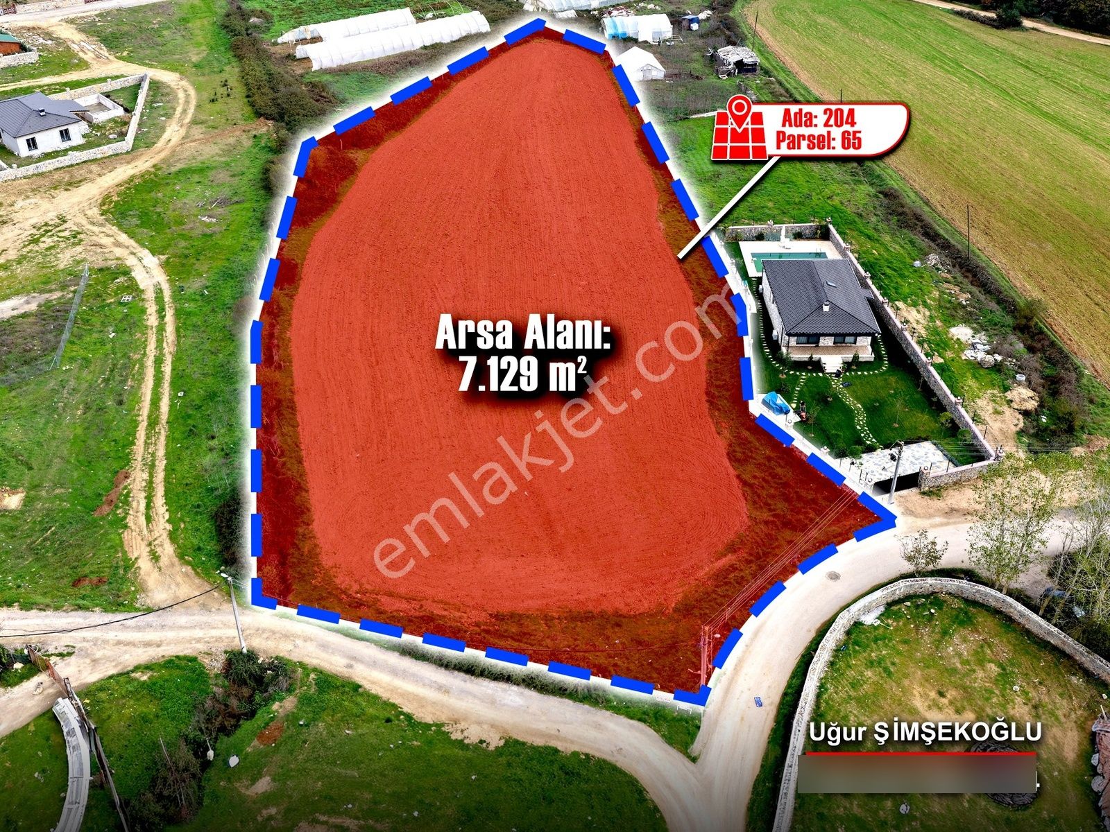 Tbc Gayrimenkul | Gebze Kadıllı'da 7.129 M² Satılık Tarla - Görsel 10