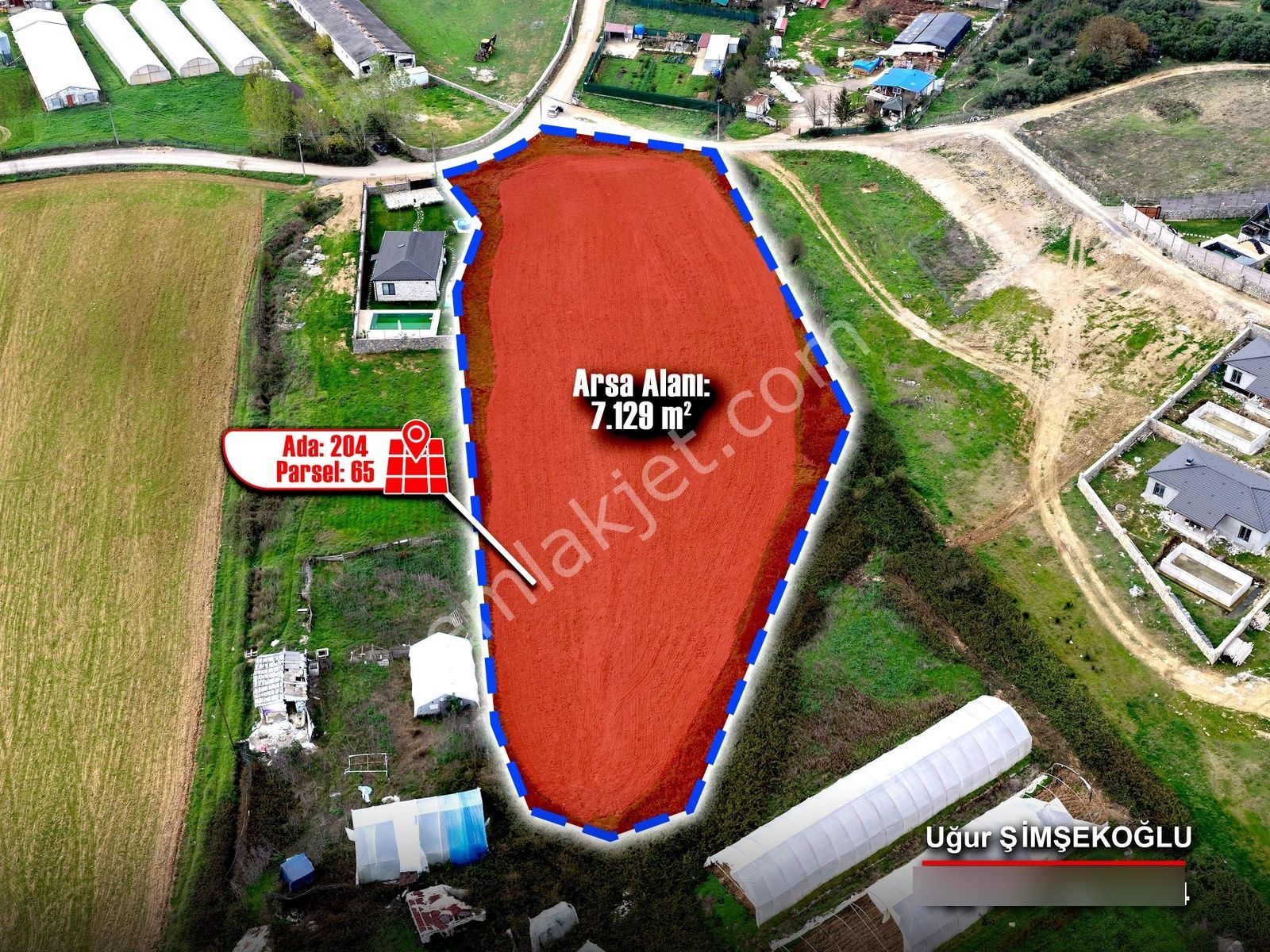 Tbc Gayrimenkul | Gebze Kadıllı'da 7.129 M² Satılık Tarla - Görsel 11