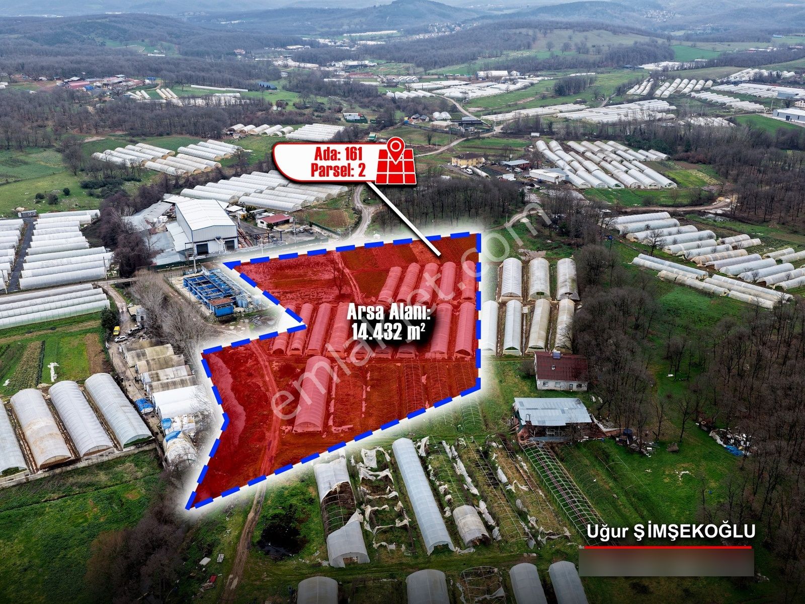 Tbc Gayrimenkul |gebze Cumaköy'de 14.432m²satılık Tarla Tek Tapu