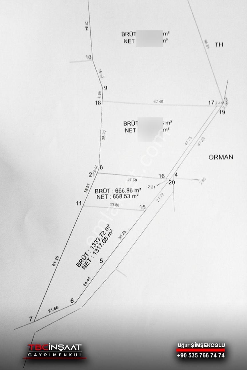 Tbc Gayrimenkul | Gebze Kadıllı'da 1.333 M² Satılık Tarla - Görsel 9