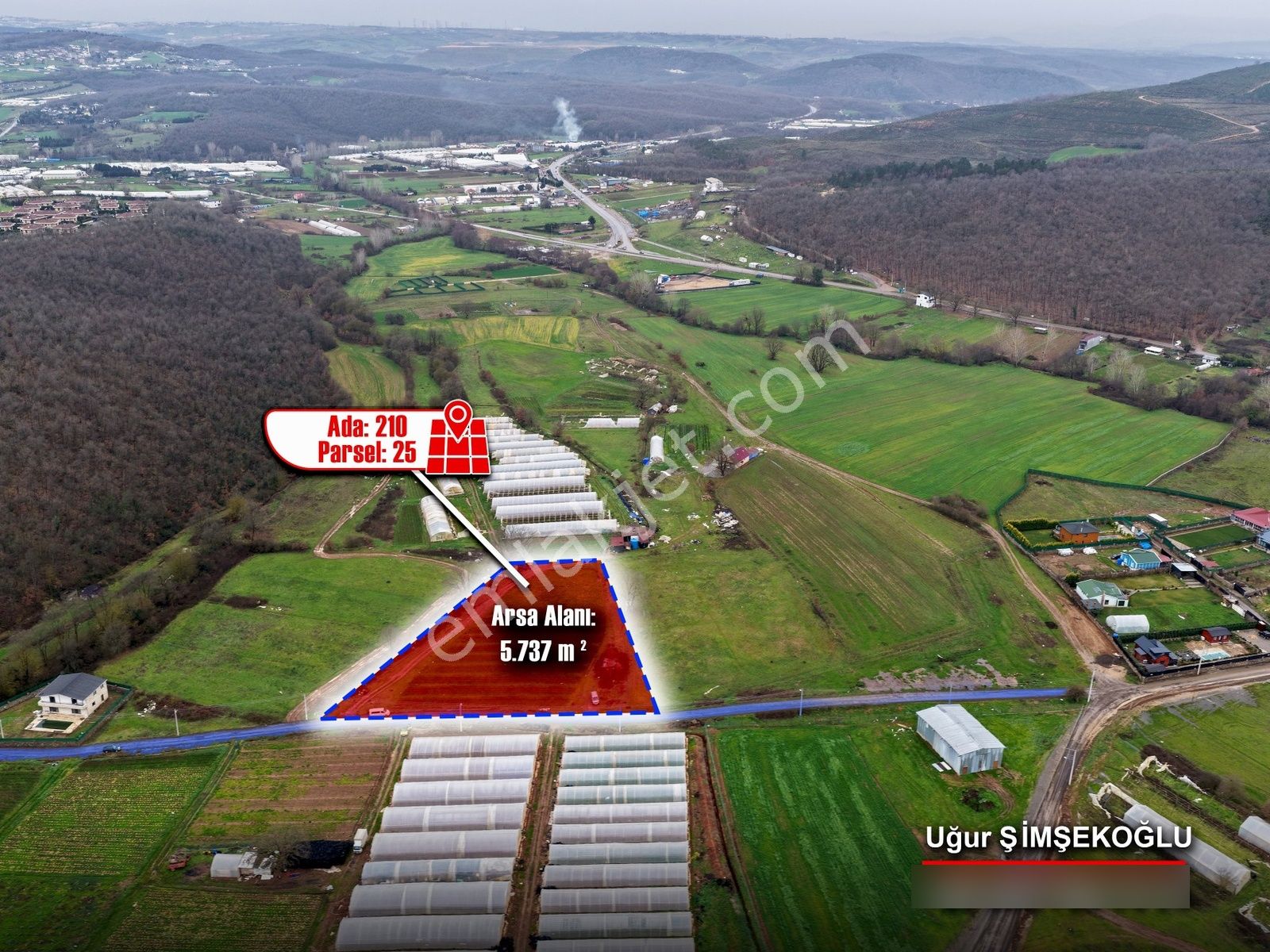 Tbc Gayrimenkul |gebze Ovacık'da 5.737m² Satılık Tarla Tek Tapu - Görsel 6