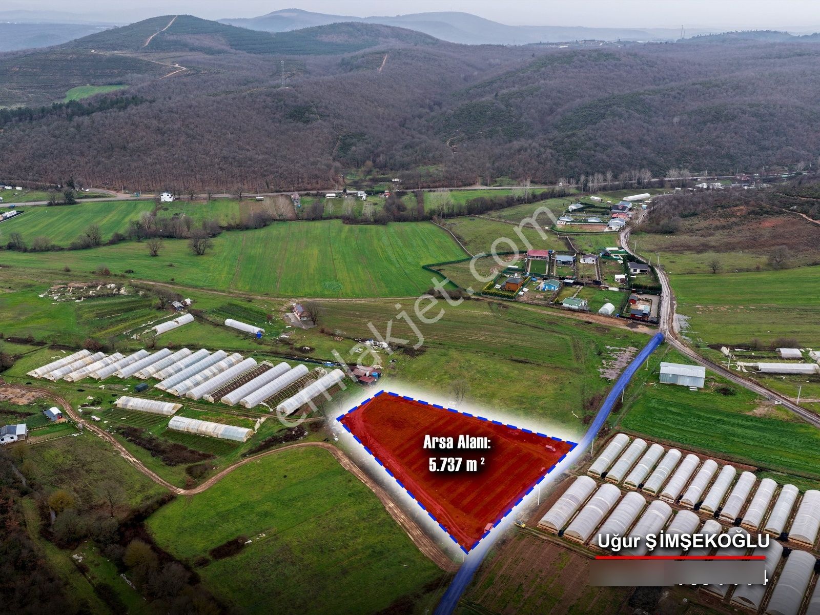 Tbc Gayrimenkul |gebze Ovacık'da 5.737m² Satılık Tarla Tek Tapu - Görsel 8