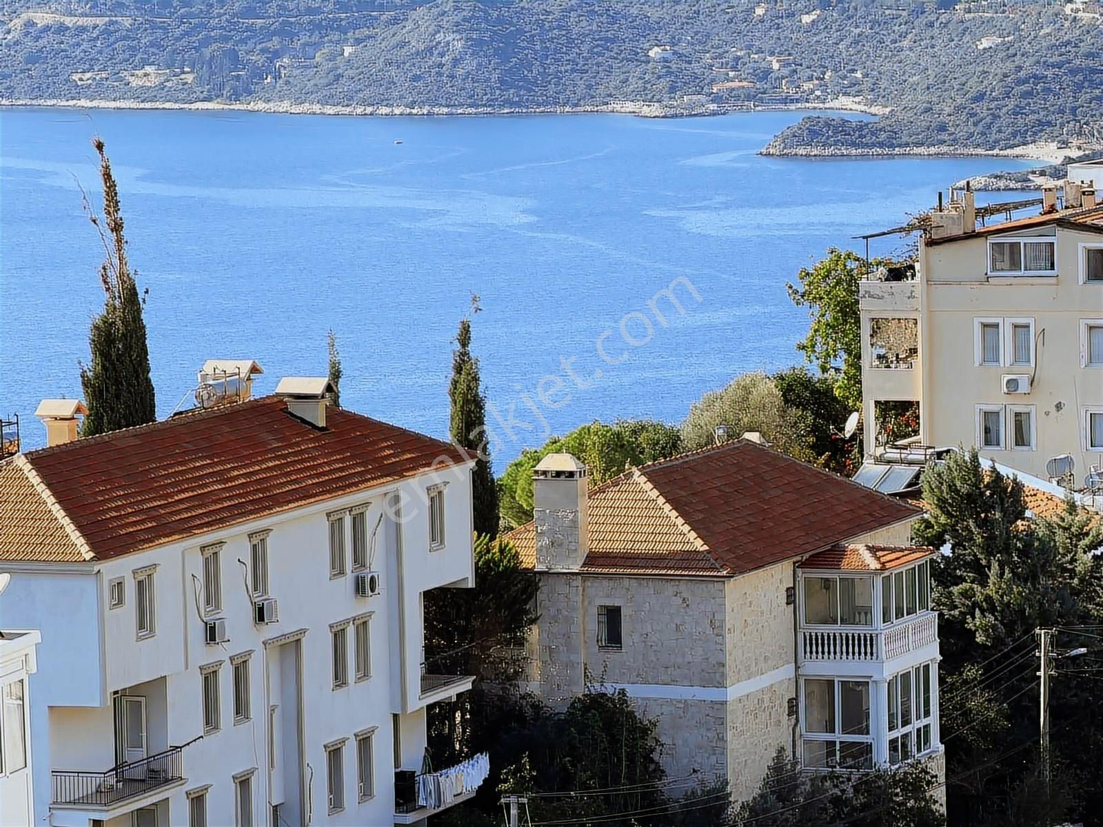 Kaş Mega Dan Eşyalı Fulll Deniz Manzaralı Teraslı Daire - Görsel 2