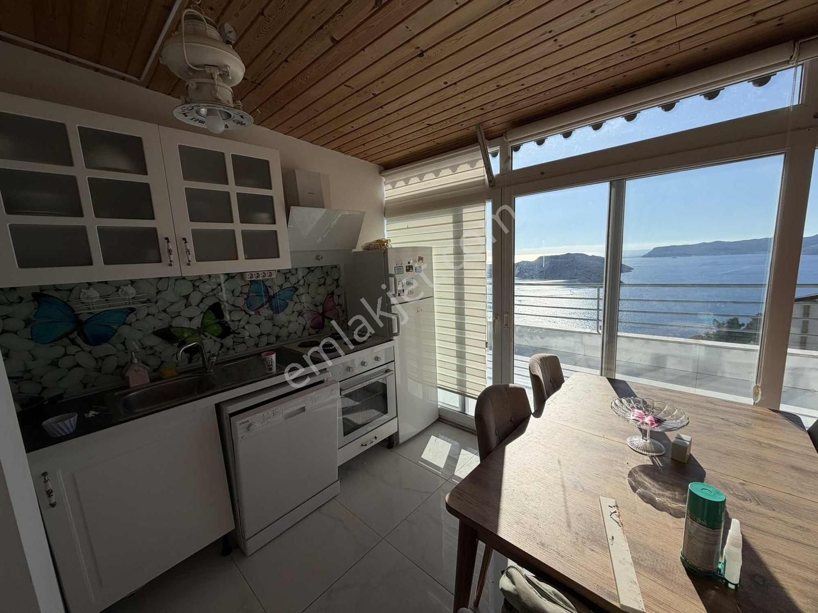 Kaş Mega Dan Eşyalı Fulll Deniz Manzaralı Teraslı Daire - Görsel 16