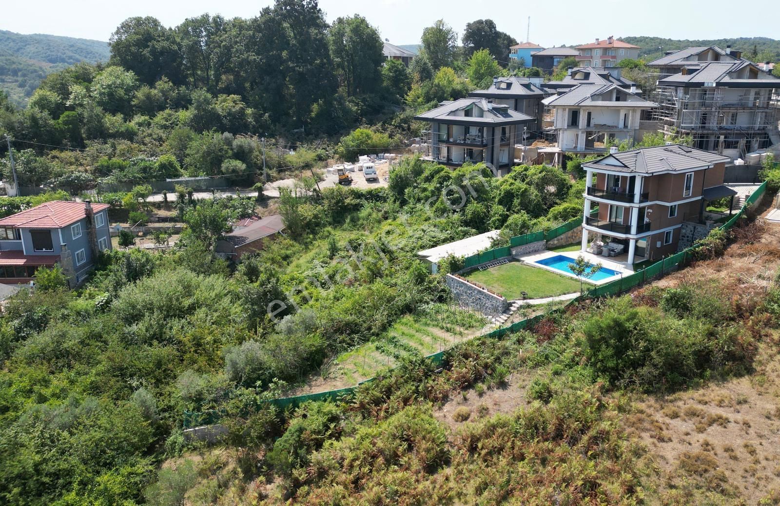 Karacaköyde Kapanmaz Deniz Manzaralı Tam Müstakil Villa - Görsel 5