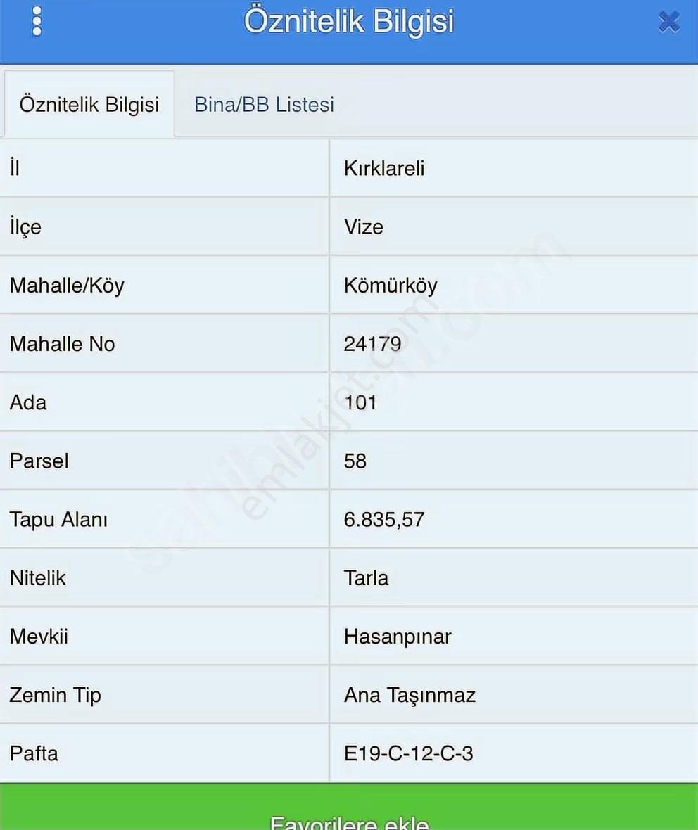 Vize Kömürköy'de Satılık 6.835 M2 Tarla - Görsel 22