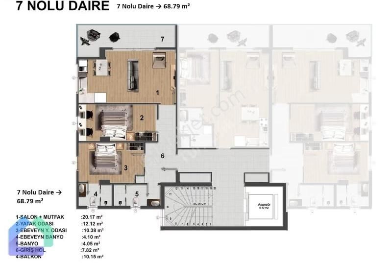 Maden Resıdance 2+1 Açık Mutfak Orman Manzaralı Satılık Daire - Görsel 2