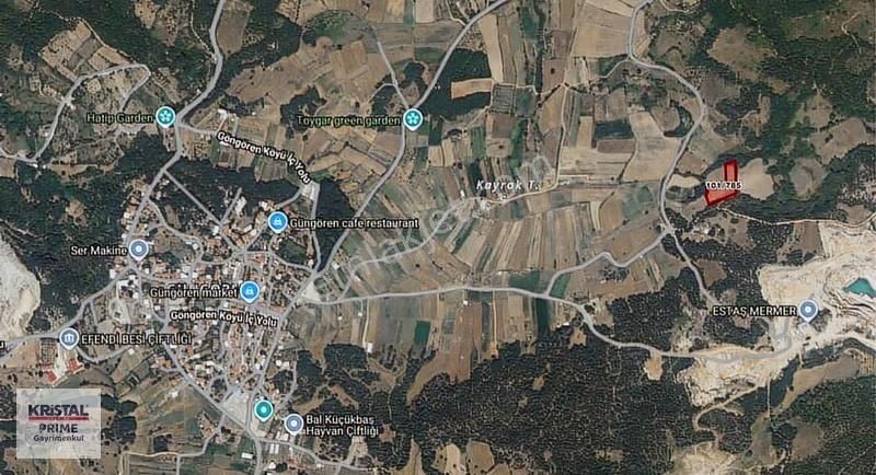 Kr Prime'dan Nilüfer Güngören De Satılık 3.083 M² Tarla