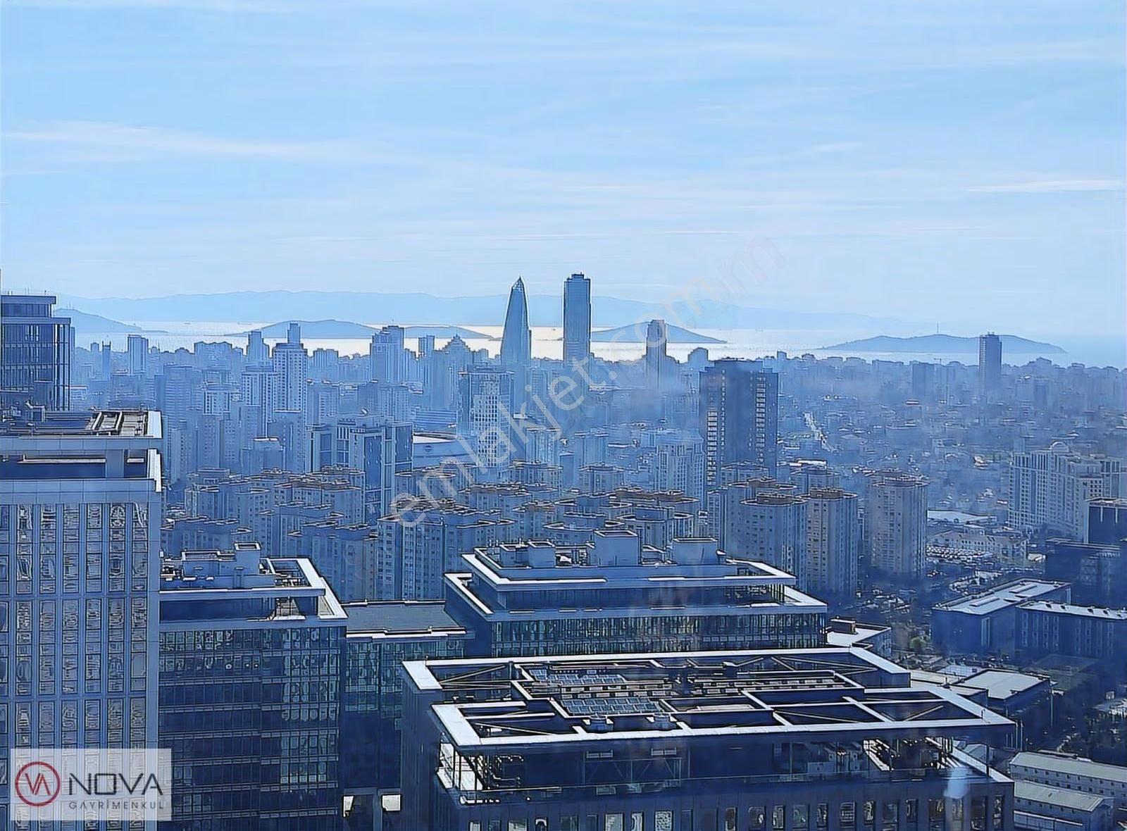 Nova'dan Sarphan Finans Park'ta 3+1 Yüksek Kat Deniz Manzaralı - Görsel 3